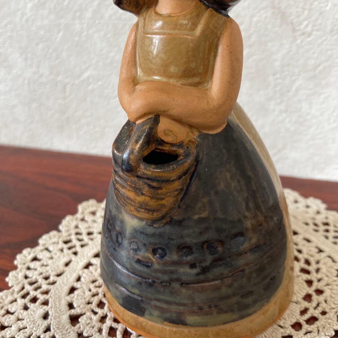 フラワーガール 花瓶 置物 スウェーデン 北欧 インテリア ヴィンテージ