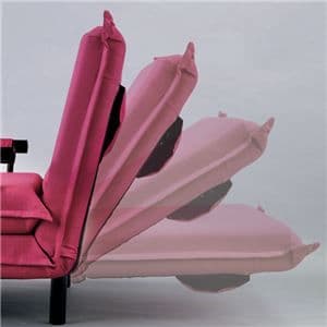 省スペース ソファーベッド 【同色クッション1個付き 幅103cm グリーン】