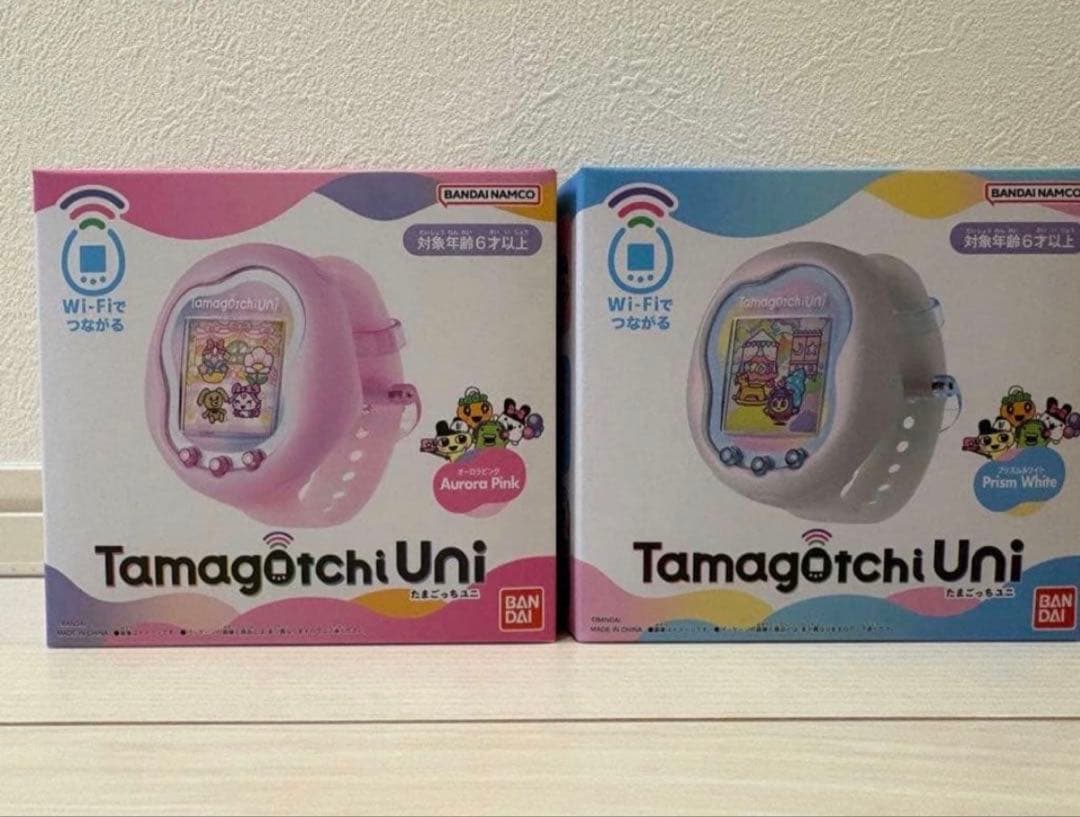 Tamagotchi Uni Aurora Pink & Prism White - メルカリ