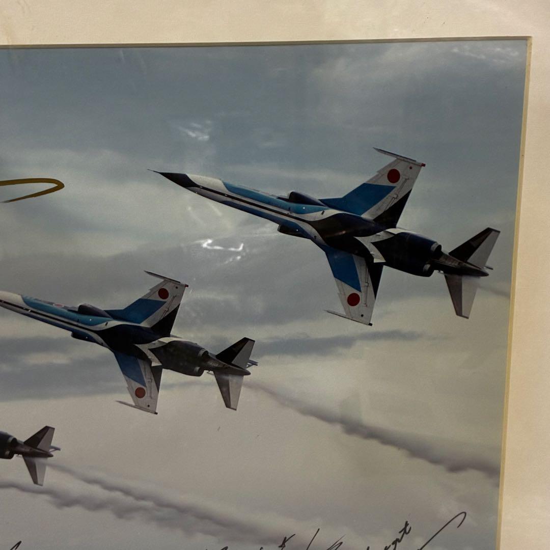 モ*ん様 【希少品】Blue Impulse アート サイン入り額縁 53×44 - メルカリ
