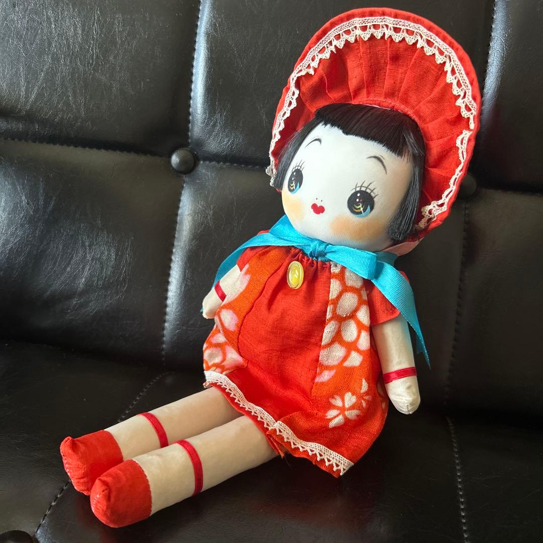 文化人形　笛入り　昭和レトロ　抱き人形