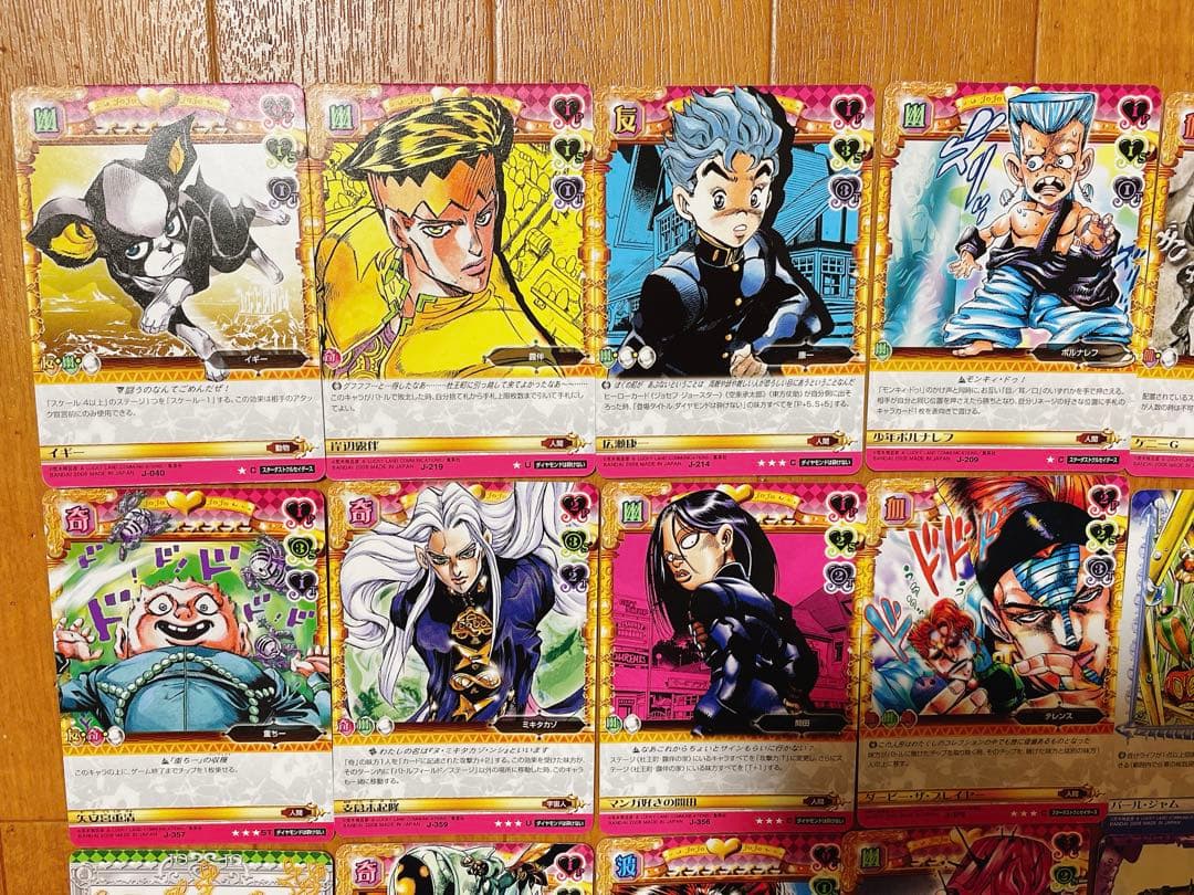 ジョジョの奇妙な冒険 ABCカード 68枚 セット まとめ 大量 荒木飛呂彦