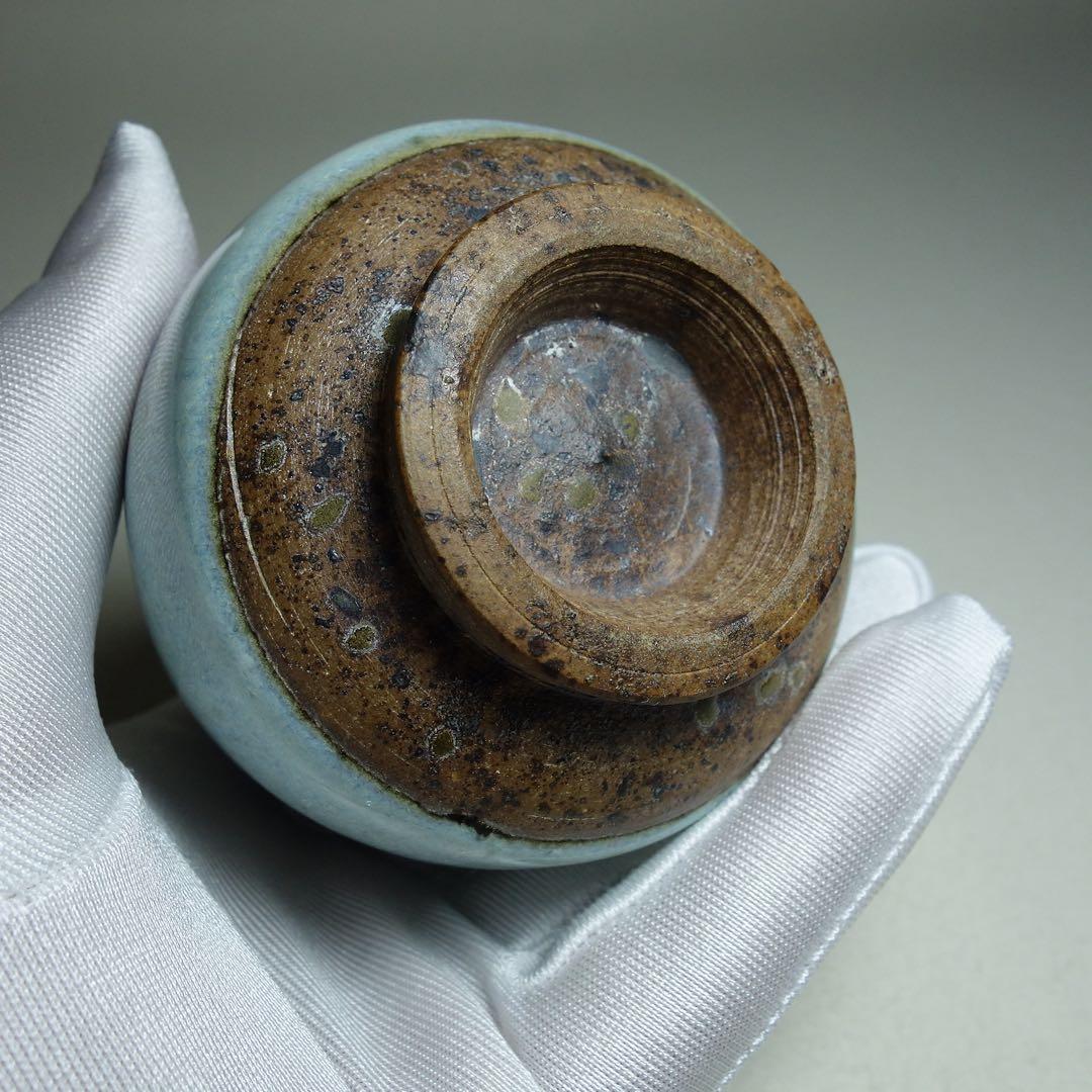 元時代 鈞窯 窯変釉 鶏心罐 中国古陶磁 中国美術 C1A022