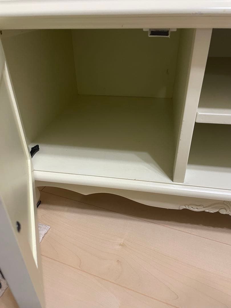 【引取】ローボード　カントリー調　ロココ調　アンティーク