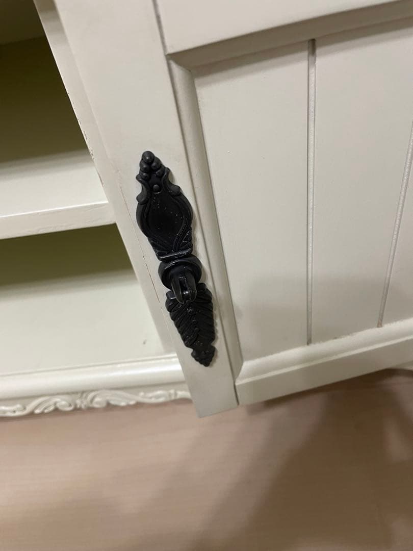 【引取】ローボード　カントリー調　ロココ調　アンティーク