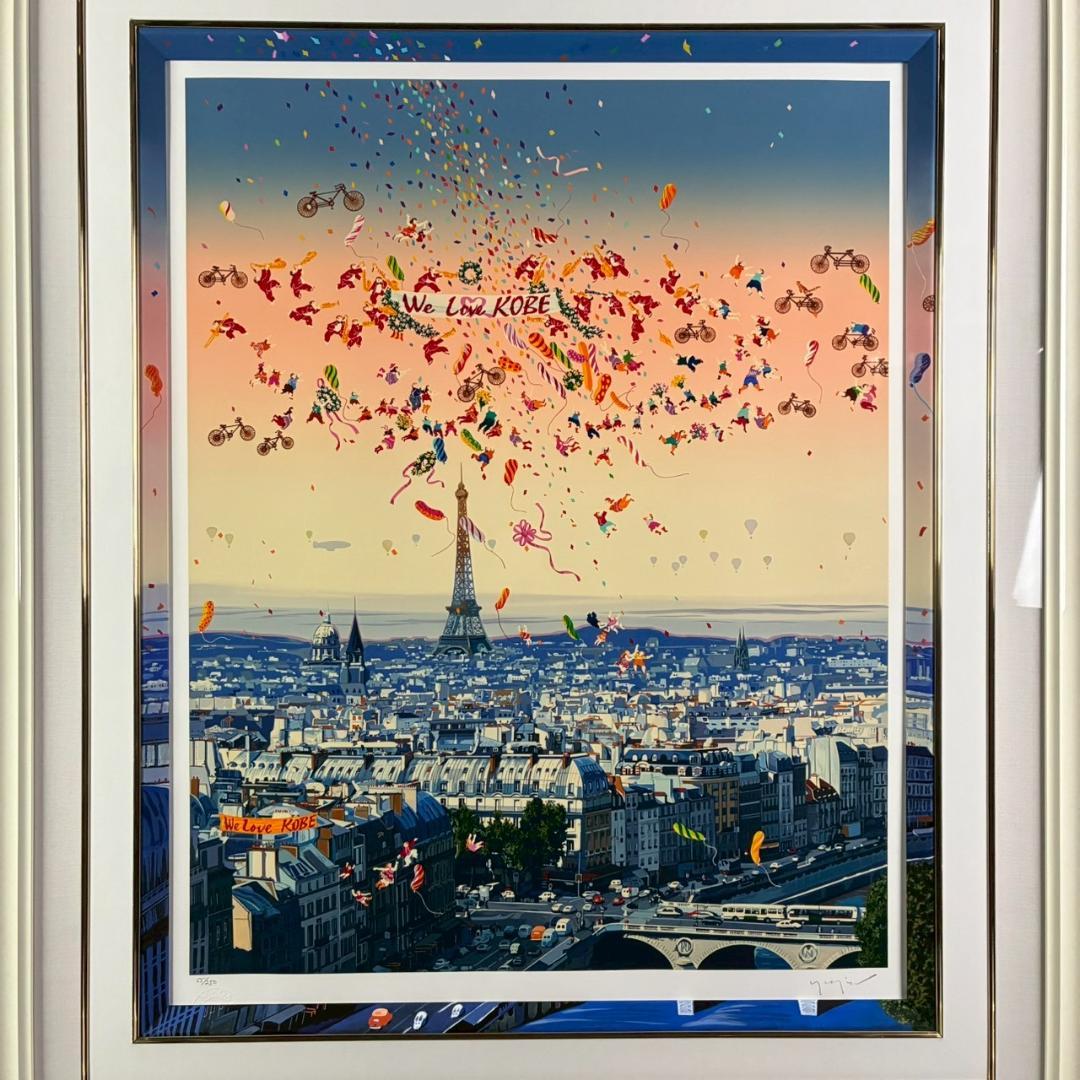 美品 ヒロ・ヤマガタ「ジャズフェスティバル」大作シルクスクリーン