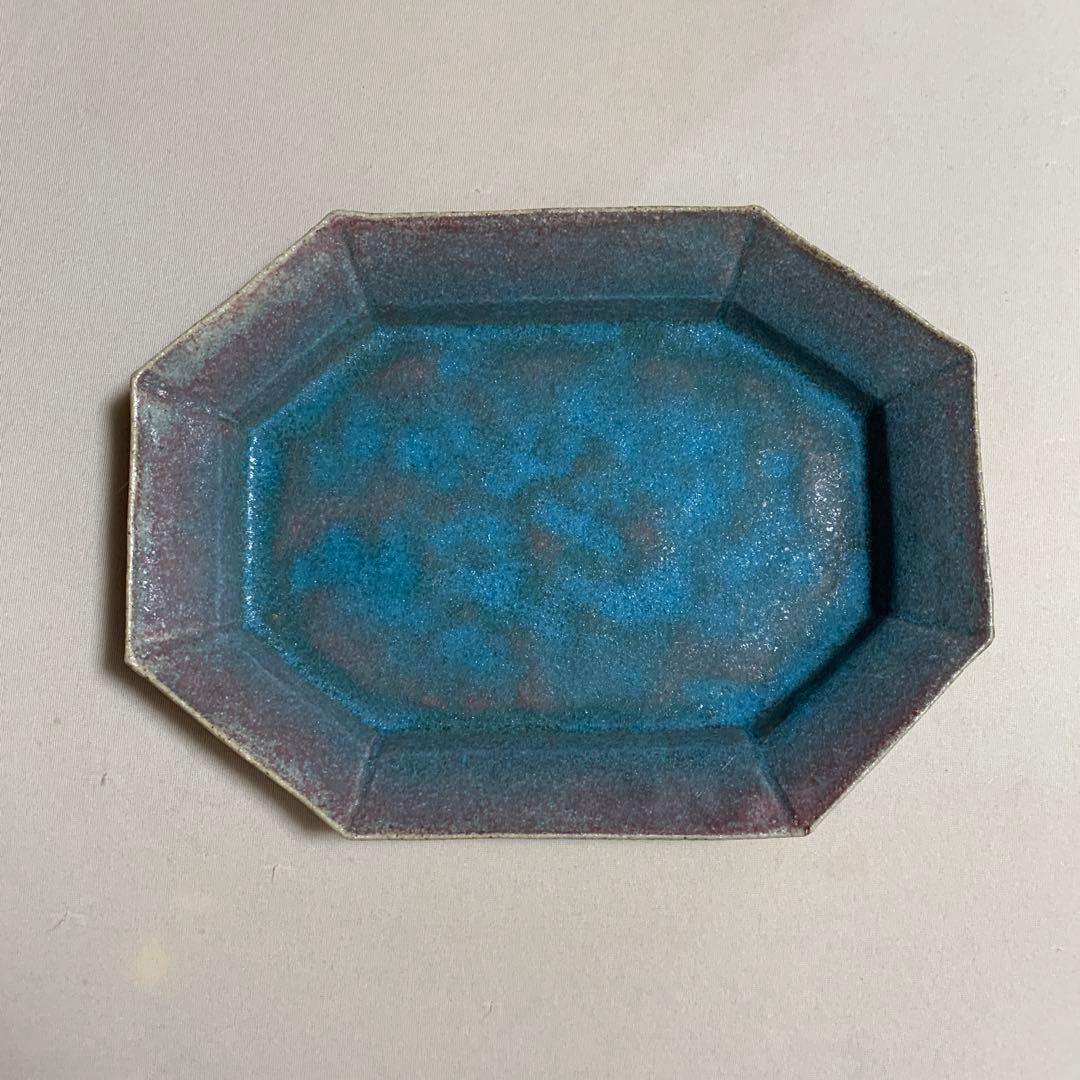 藤原純八角形皿