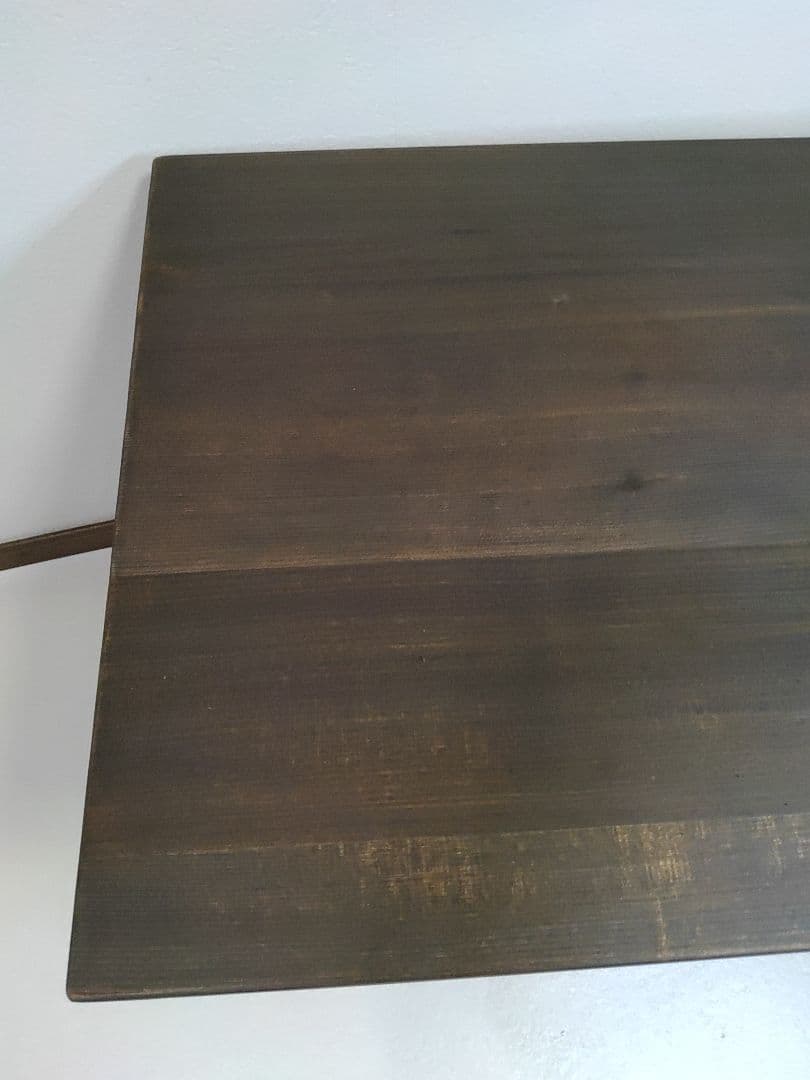 ナチュラル ウッド & アイアン レッグ ソファテーブル 高さ61cm 送料無料