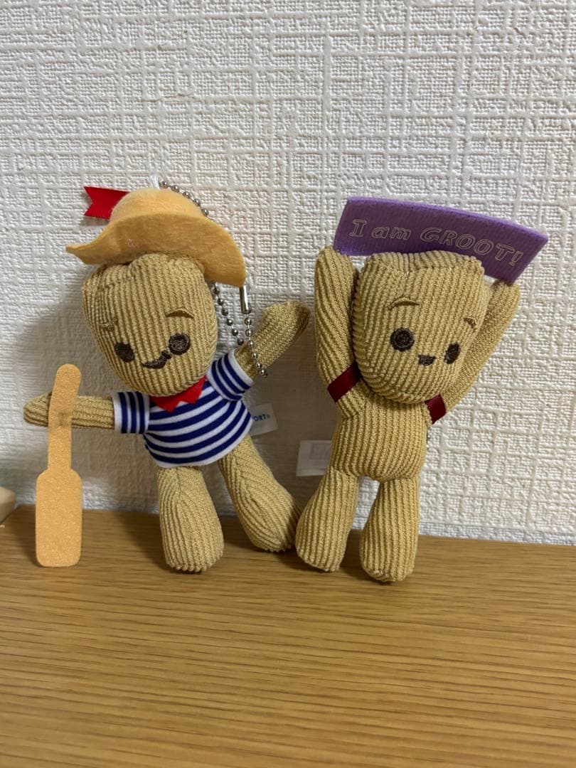 グルート ぬいぐるみバッジ　ぬいぐるみチャーム スモールワールド 6点　#1