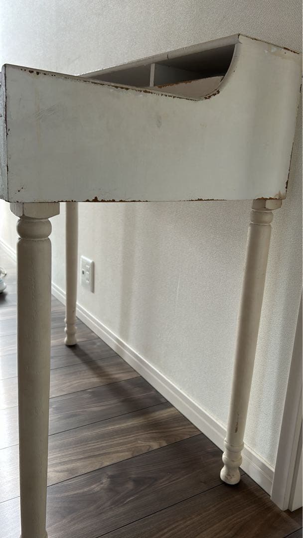 アンティーク調ホワイトデスク フレンチアンティークデスクアンティークドレッサー