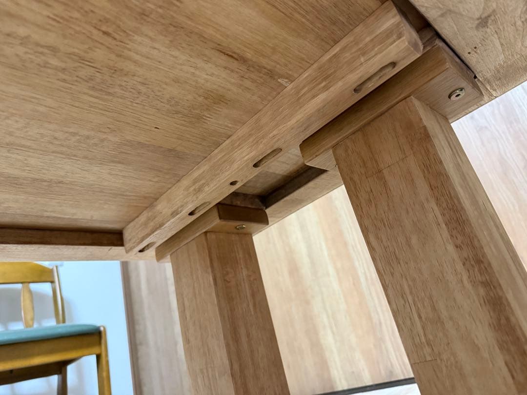 ナチュラルウッド　長方形　テーブル　無垢　コーヒーテーブル　ローテーブル