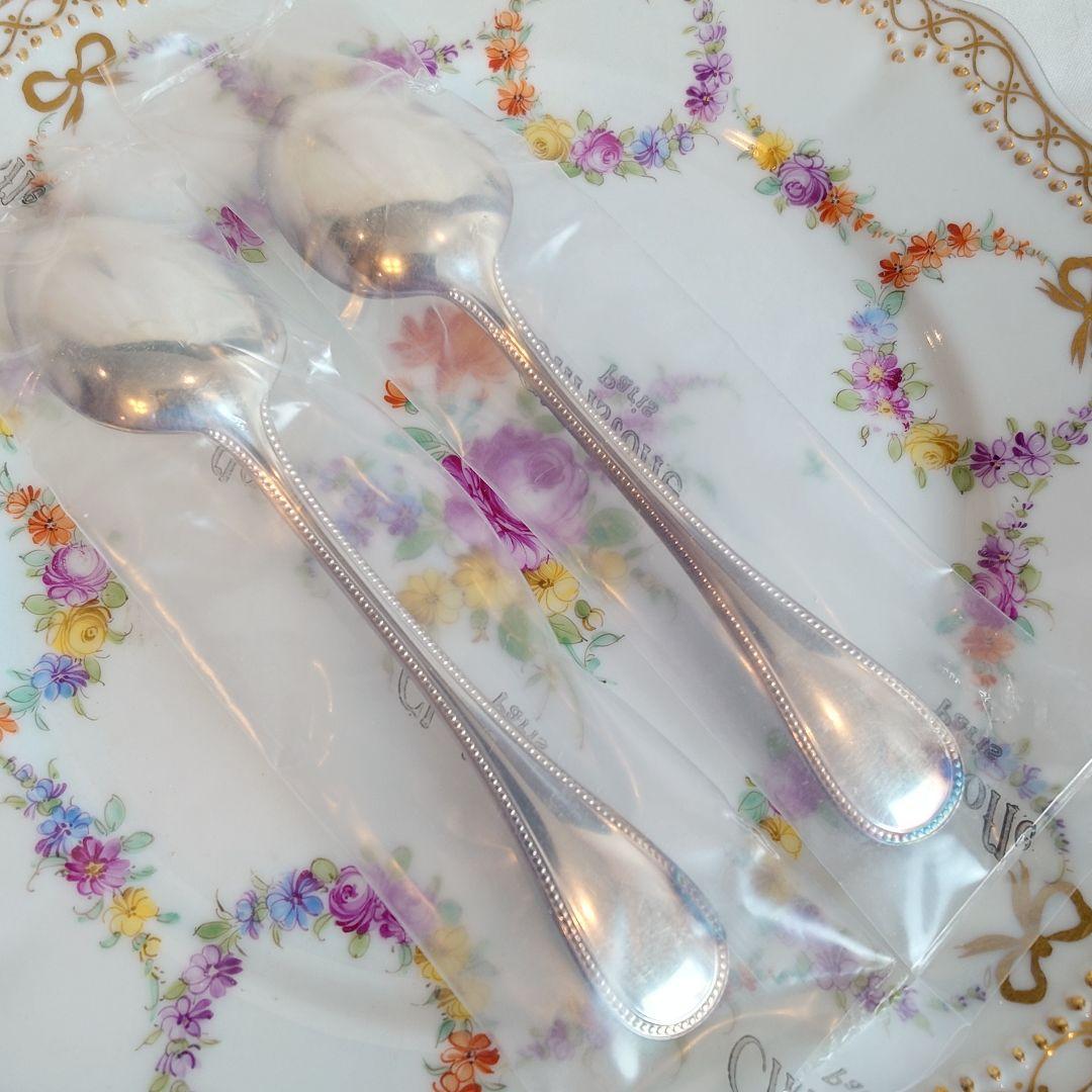 Christofle スプーン 2本セット　パール　新品未開封品