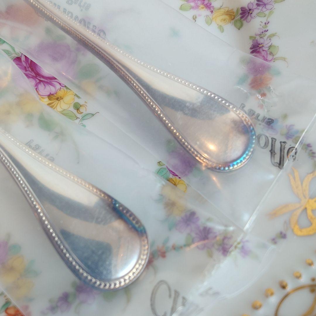 Christofle スプーン 2本セット　パール　新品未開封品