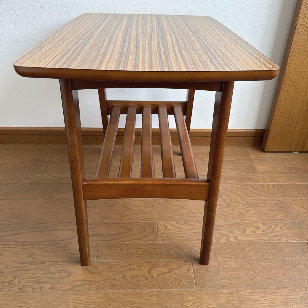 カリモク60　リビングテーブル　小　ウォールナット　サイドテーブル　ローテーブル