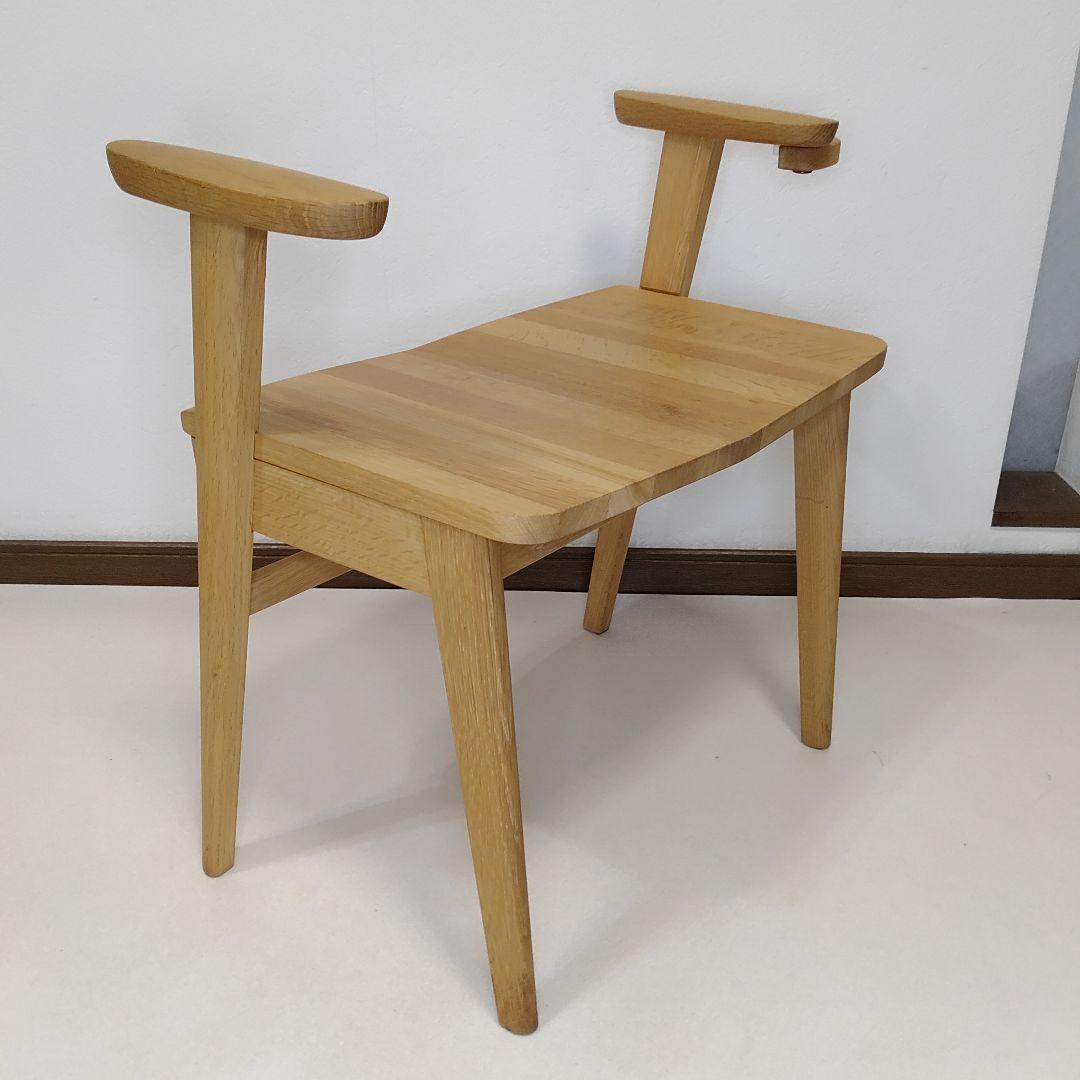 karimoku カリモクリ アーム付き スツール スツール 天然木