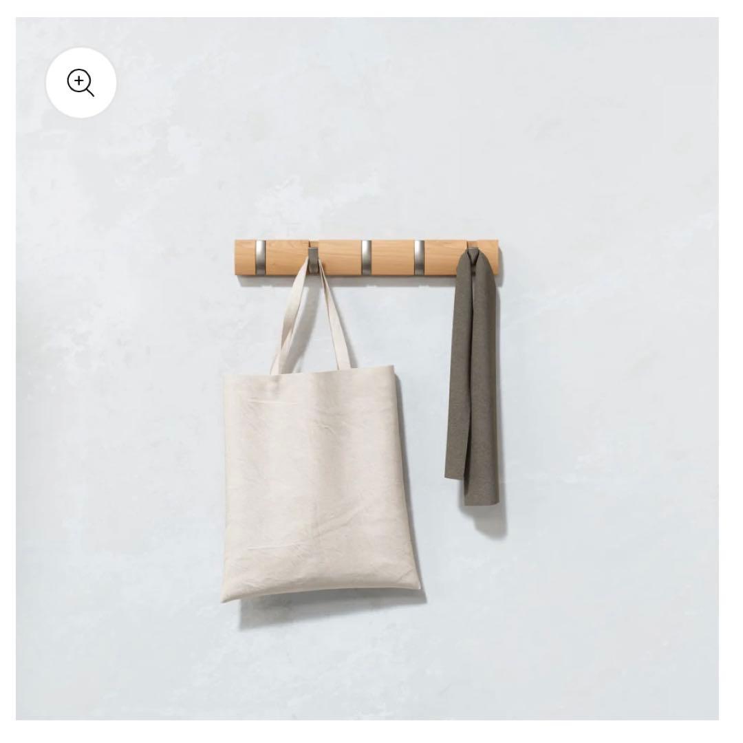 umbra フリップフック　5連　ナチュラルカラー　3個セット