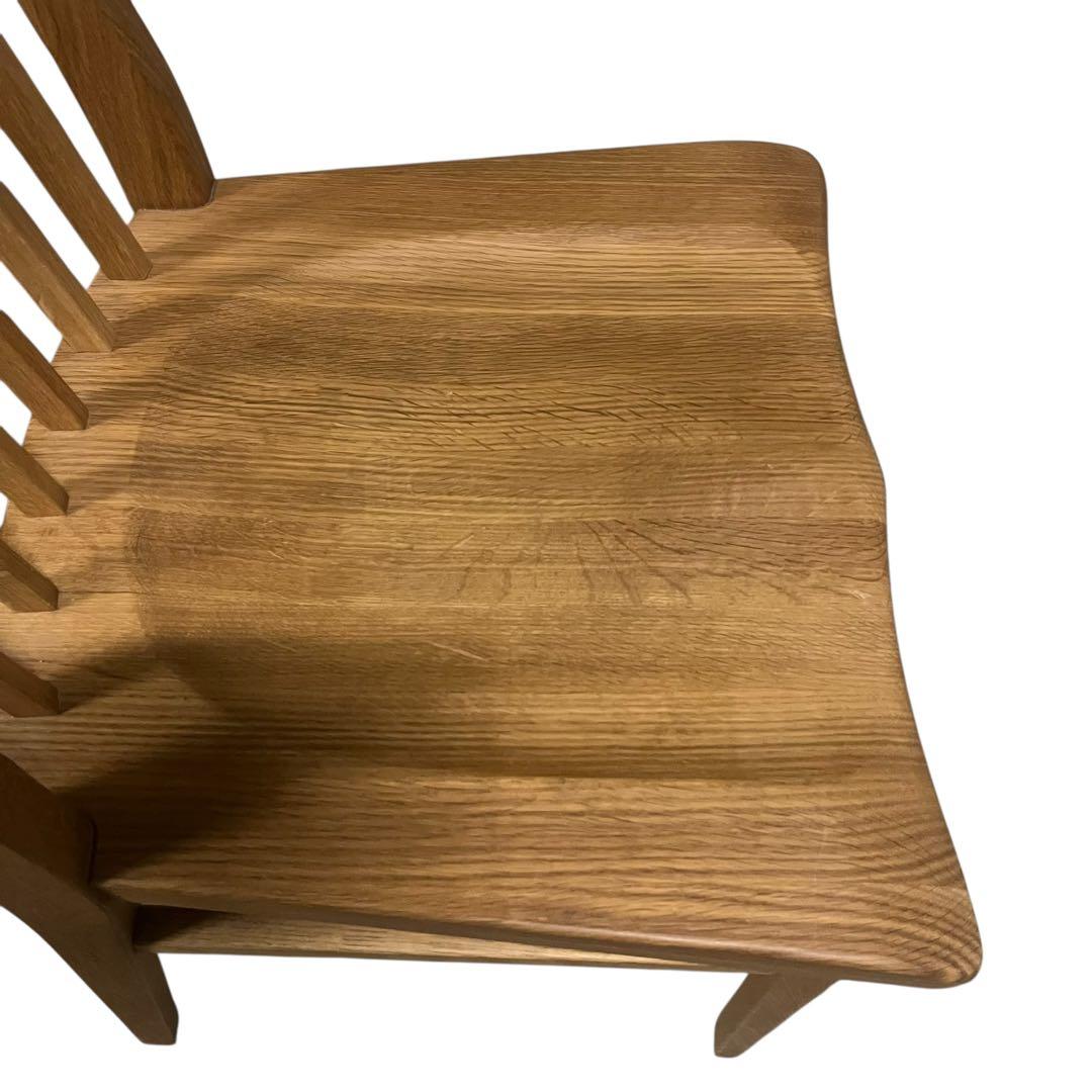 美品】起立木工 オーク材 ダイニングチェア 葉月II 廃盤品