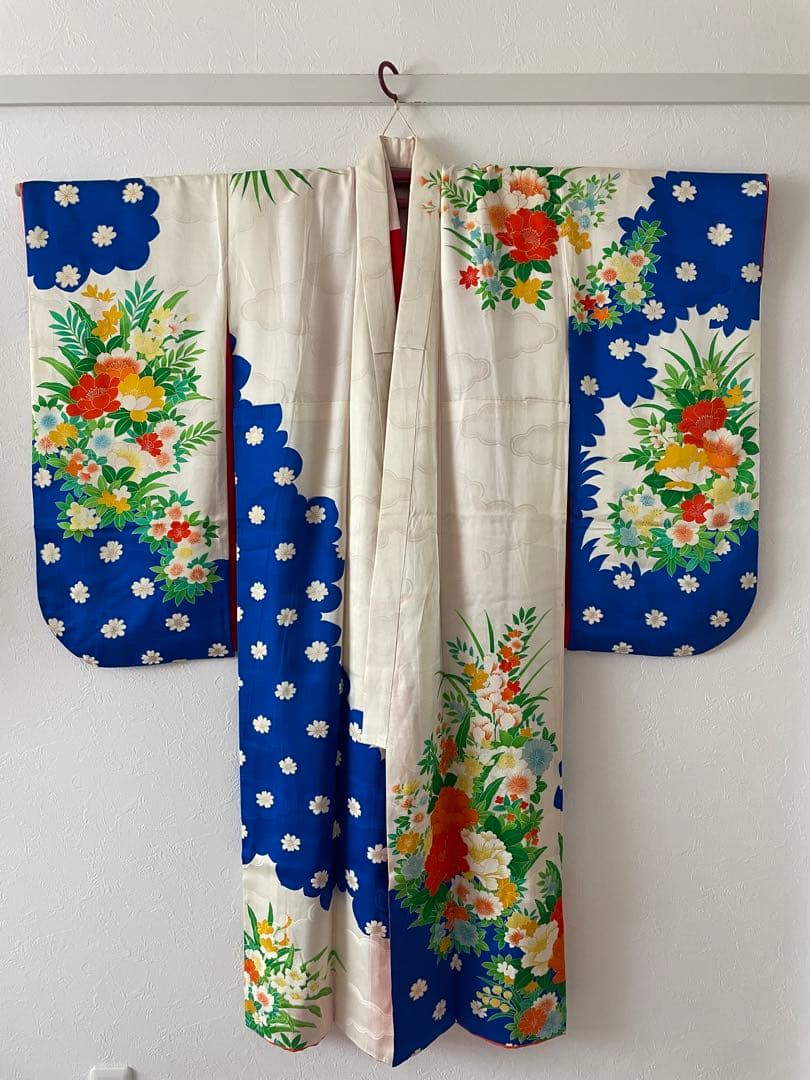 美品　正絹　ジュニア　お着物セット　ハーフ成人式　七五三　付き添い