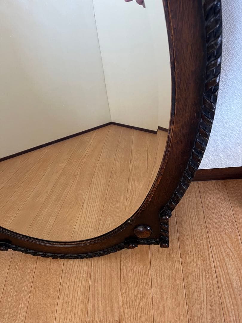 イギリスアンティーク 英国  ウォールミラー 鏡 壁掛け