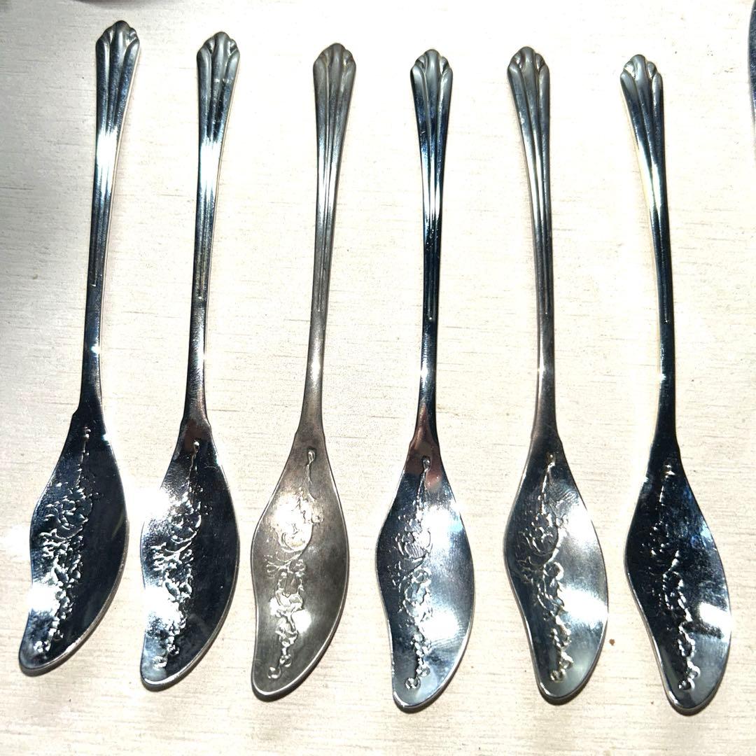 【ビンテージ】フランツ ティーカップ&レトロカトラリー23本セット