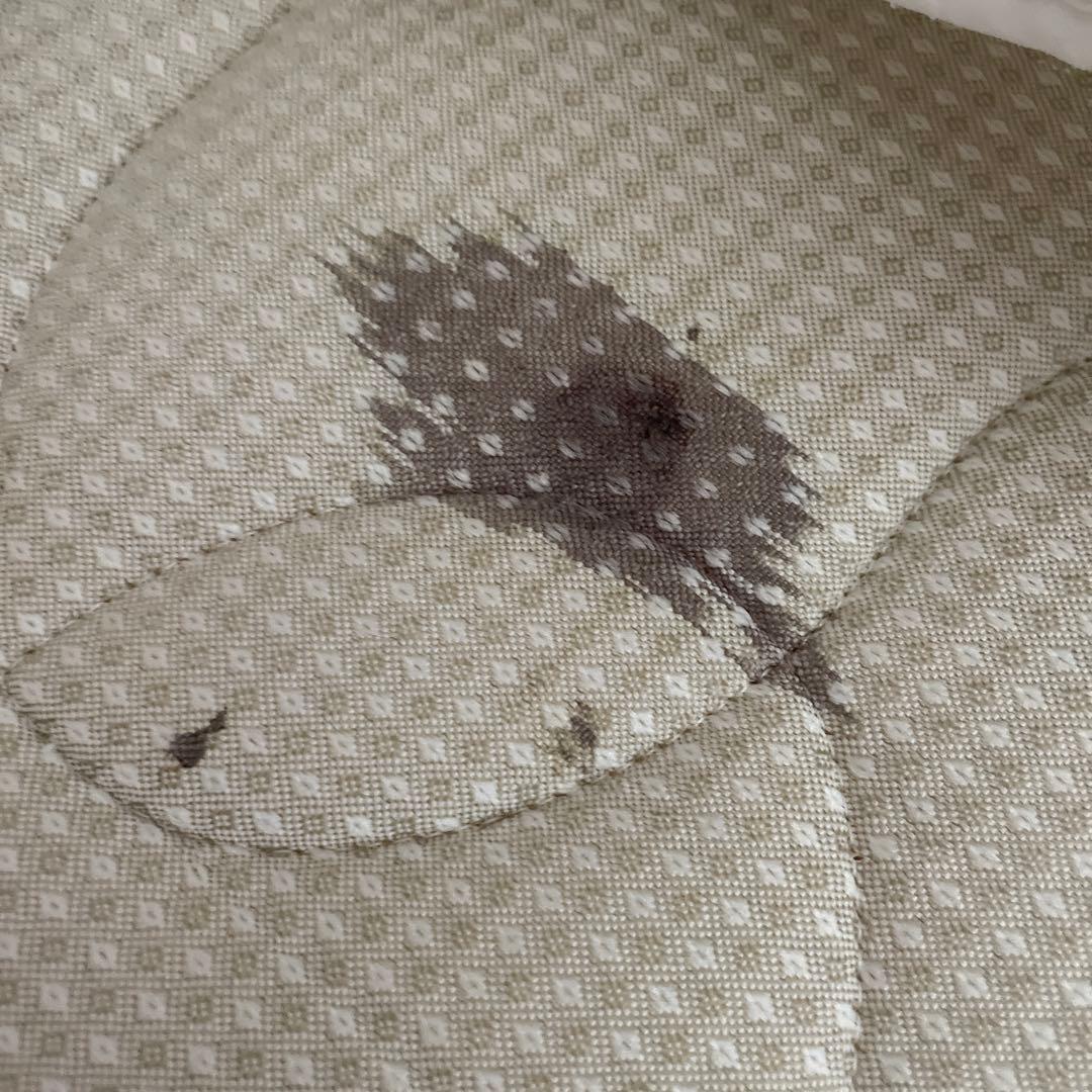 セミダブルベッド　汚れありですが美品です　白