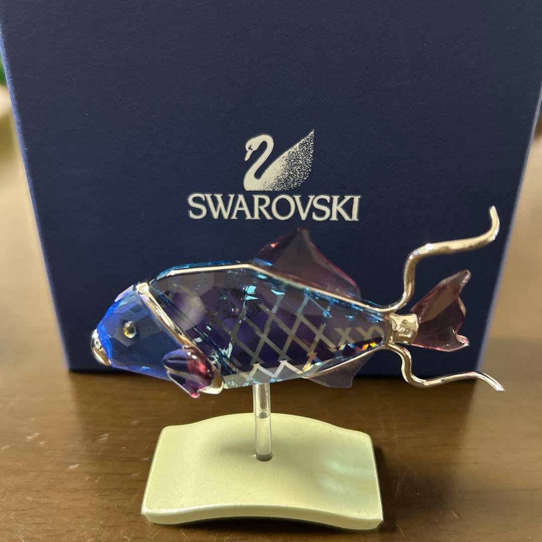 スワロフスキー　クリスタル　魚　置物
