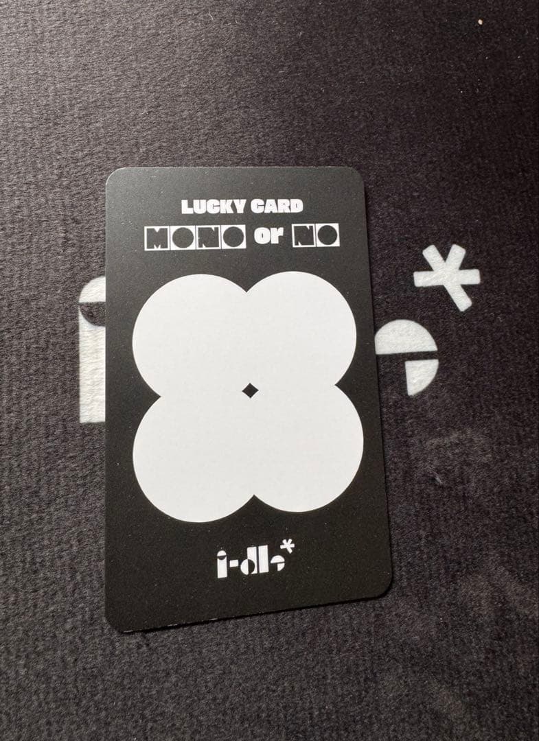 i-dle MONO韓国限定サノク入場トレカーミヨン(lucky card付き) - メルカリ
