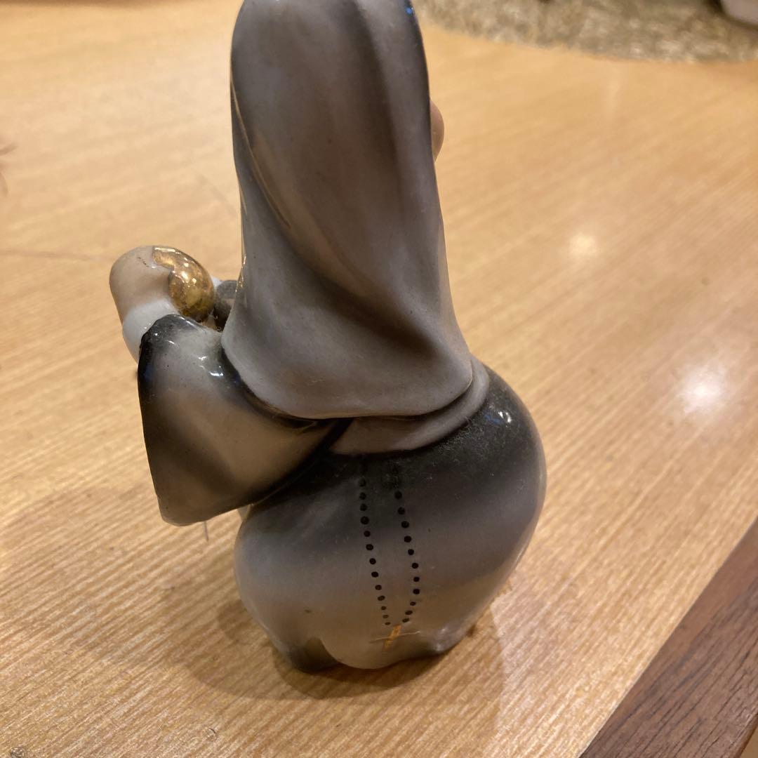 1930年代陶器製 修道女 フィギュア