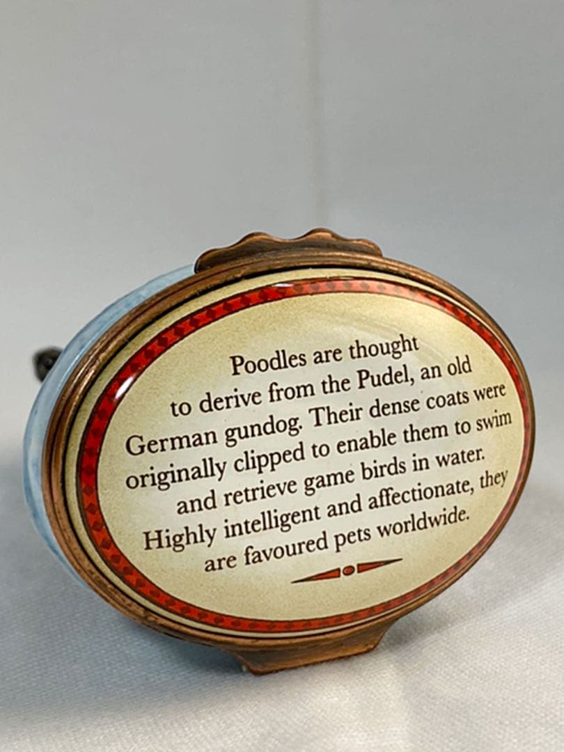 HALCYON DAYS ENAMELS プードル