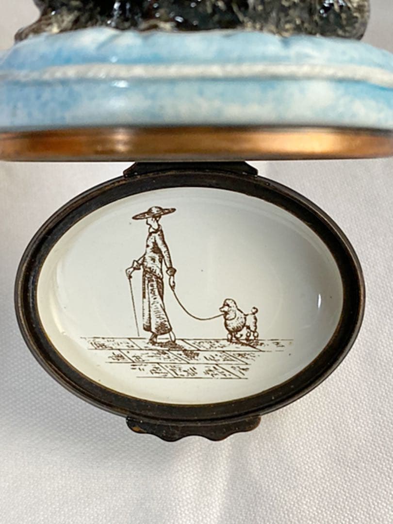 HALCYON DAYS ENAMELS プードル