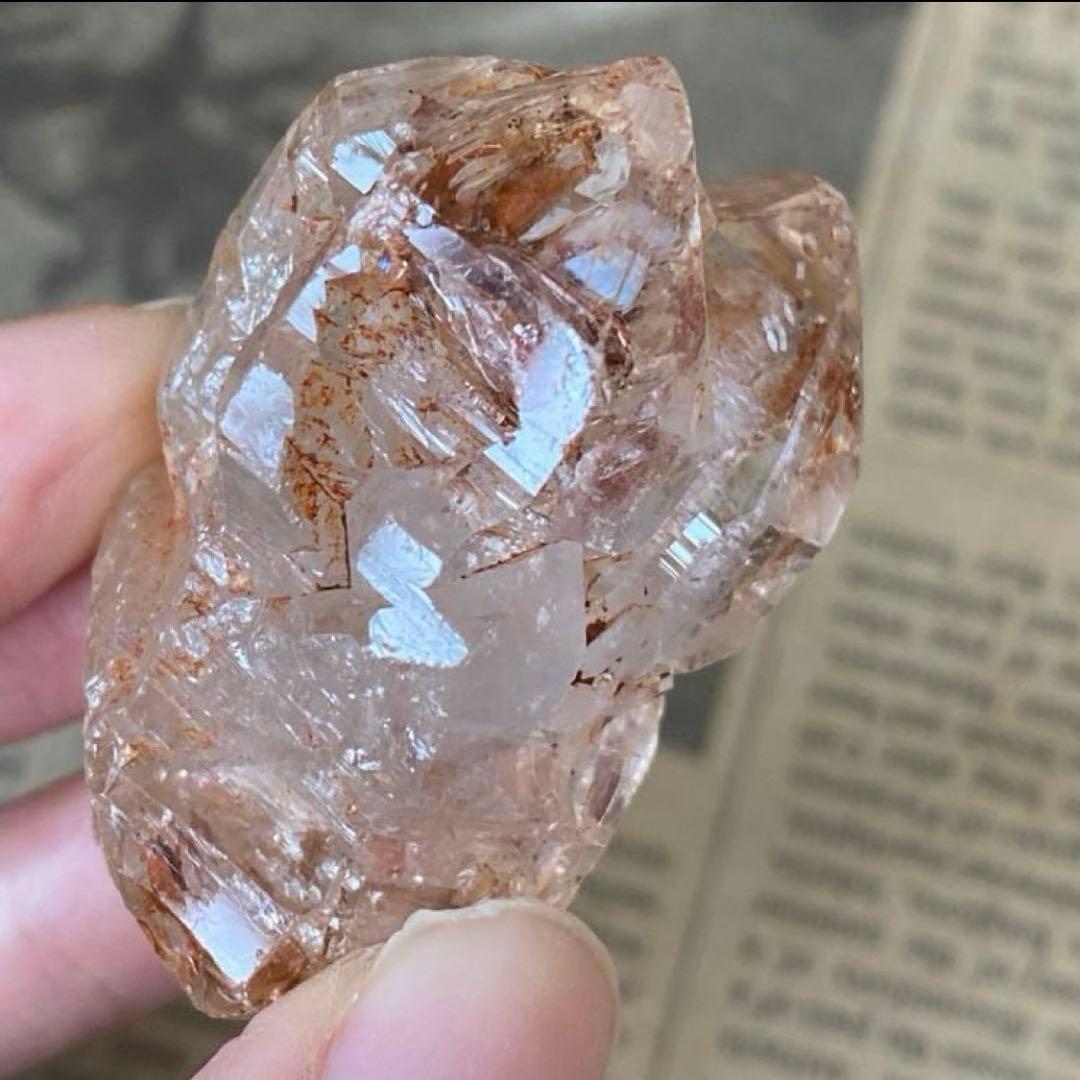 10％off エレスチャルクォーツ 骸骨水晶 天然石 原石 ダブルポイント