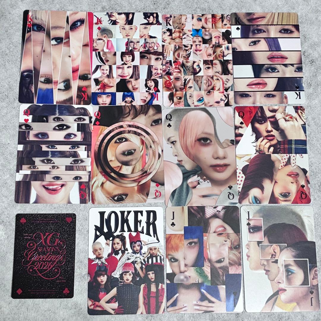 XG シーグリ2026 トランプ+ステッカー 全員 セット - メルカリ