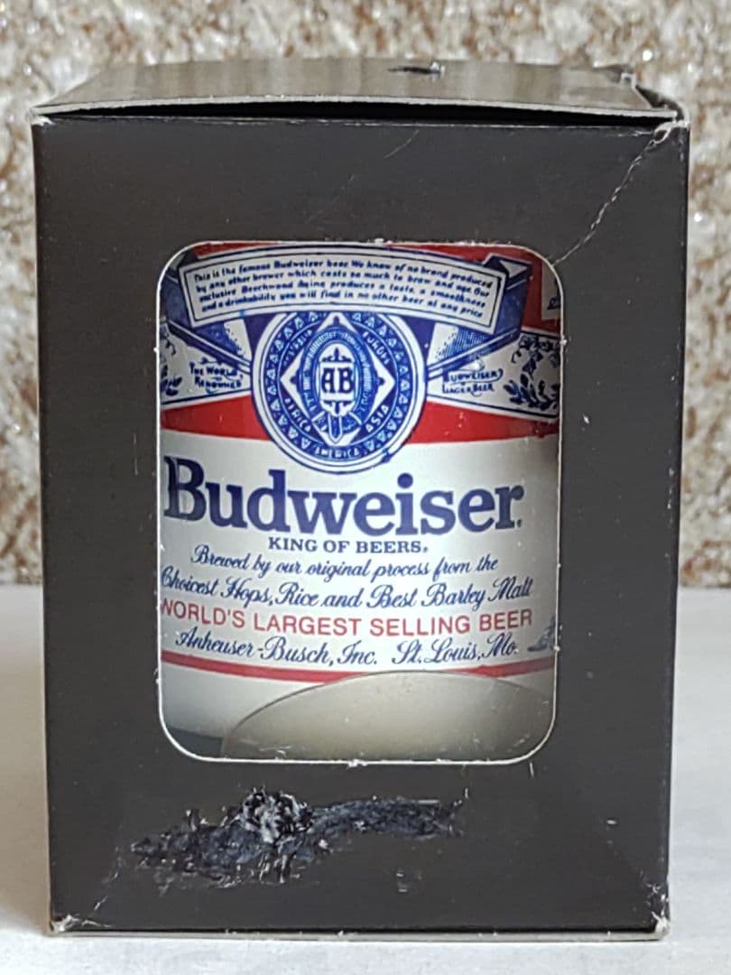 【希少品】Budweiser　ヴィンテージ灰皿　未使用品　アシストスタンド付き