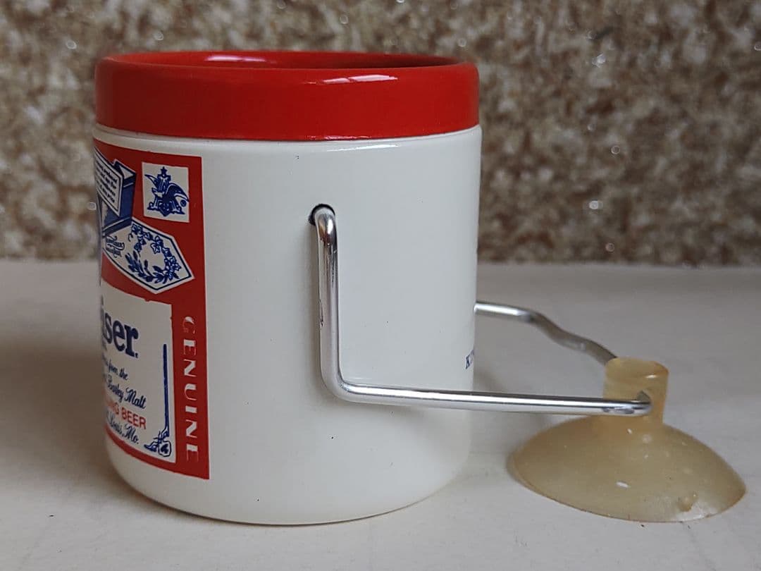 【希少品】Budweiser　ヴィンテージ灰皿　未使用品　アシストスタンド付き