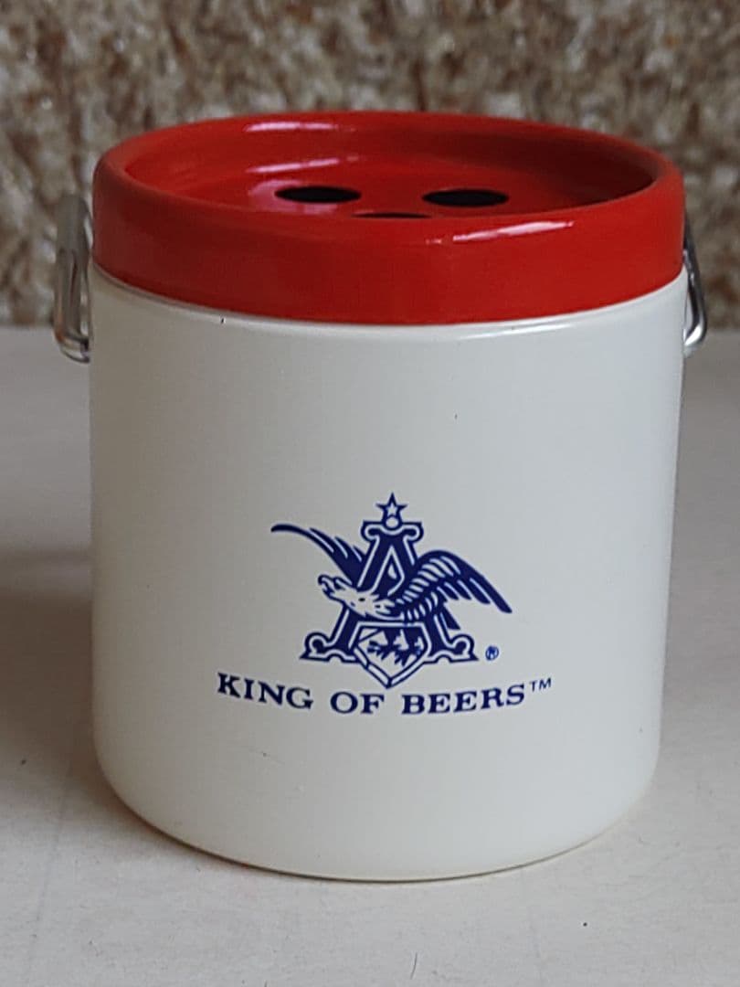 【希少品】Budweiser　ヴィンテージ灰皿　未使用品　アシストスタンド付き