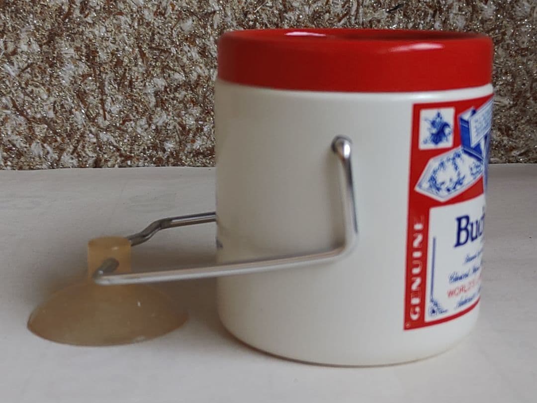 【希少品】Budweiser　ヴィンテージ灰皿　未使用品　アシストスタンド付き