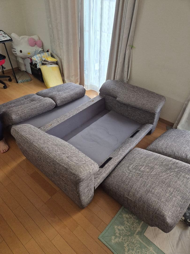 2人用布張りソファ (Nポケット A12 S-HI FM-MO)