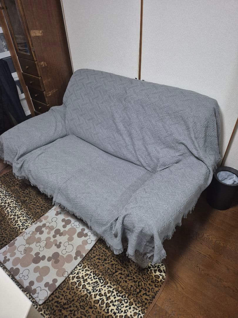 2人用布張りソファ (Nポケット A12 S-HI FM-MO)