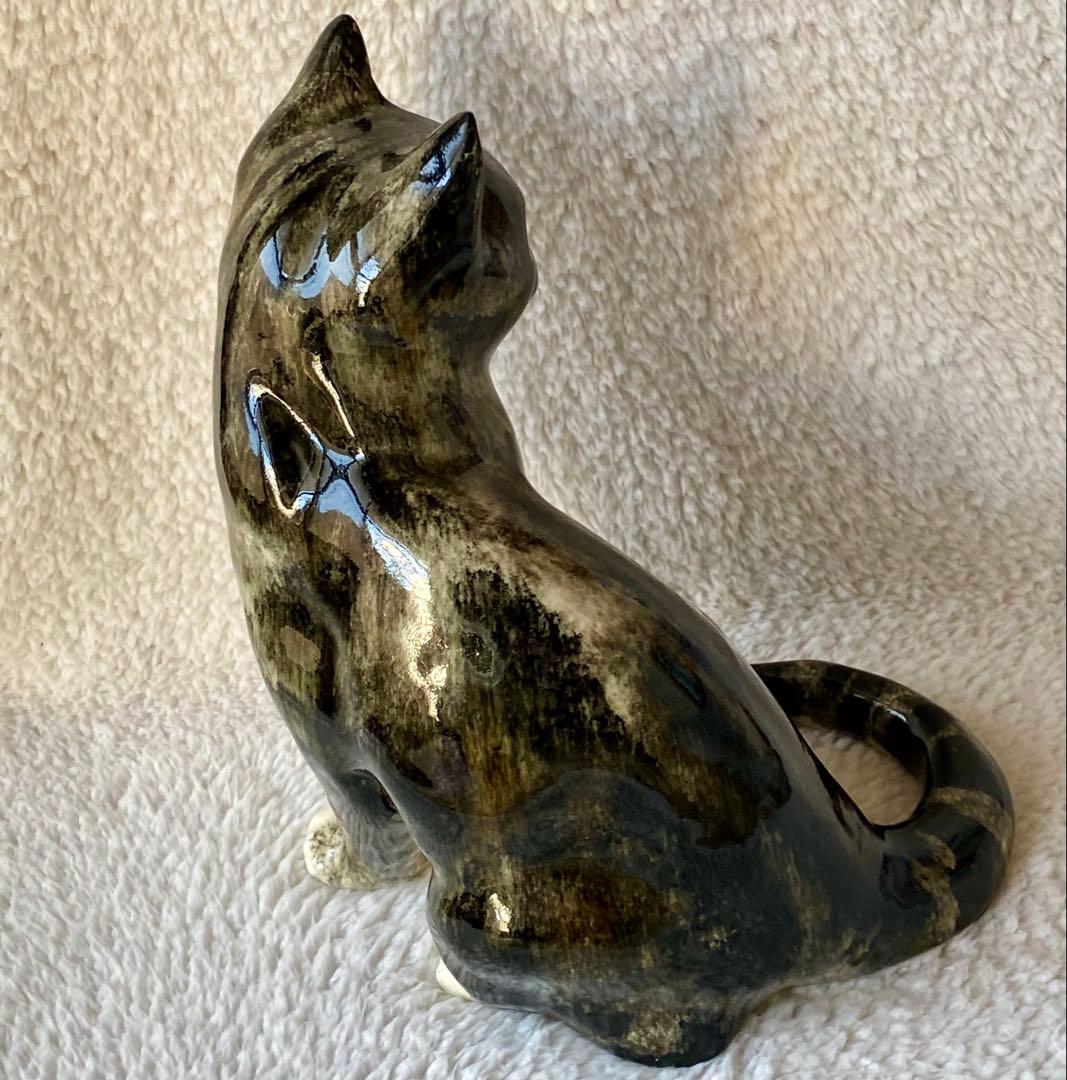 モデルNo.43 ウィンスタンレイキャット　初期作品　見返り猫　貫入無し❣️