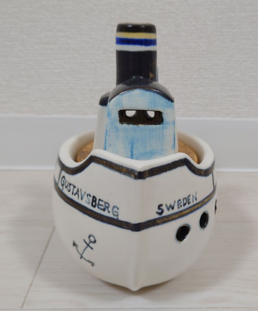 リサ・ラーソン　GUSTAVSBERG 船型 置物 スウェーデン製