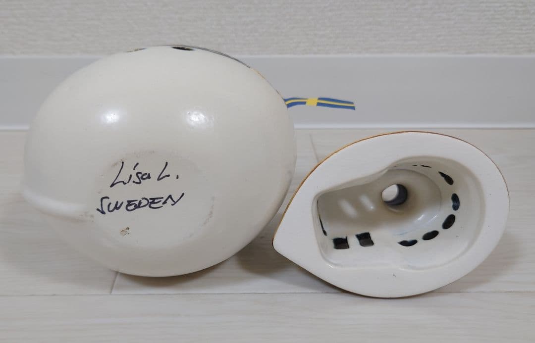 リサ・ラーソン　GUSTAVSBERG 船型 置物 スウェーデン製