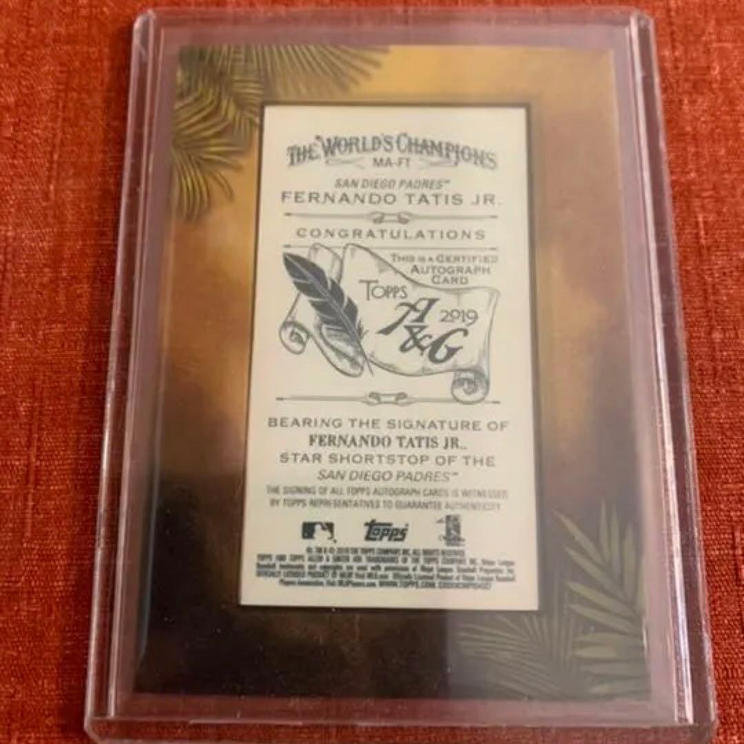 [お盆セール] 2019 フェルナンド タティ-ス直筆サインルーキーカード！