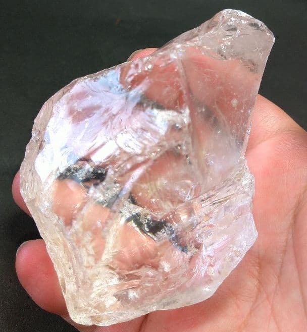 最終値下げ 銑-⑬【高透明 かっこみ水晶 】100✖️70✖️56㍉ 379㌘