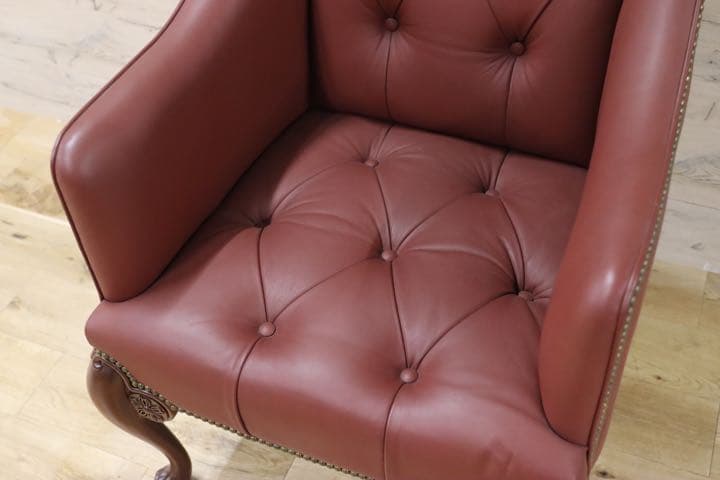 GMFK367E○MOBILIA / モビリア ウイングバックチェア 本革 ラウ