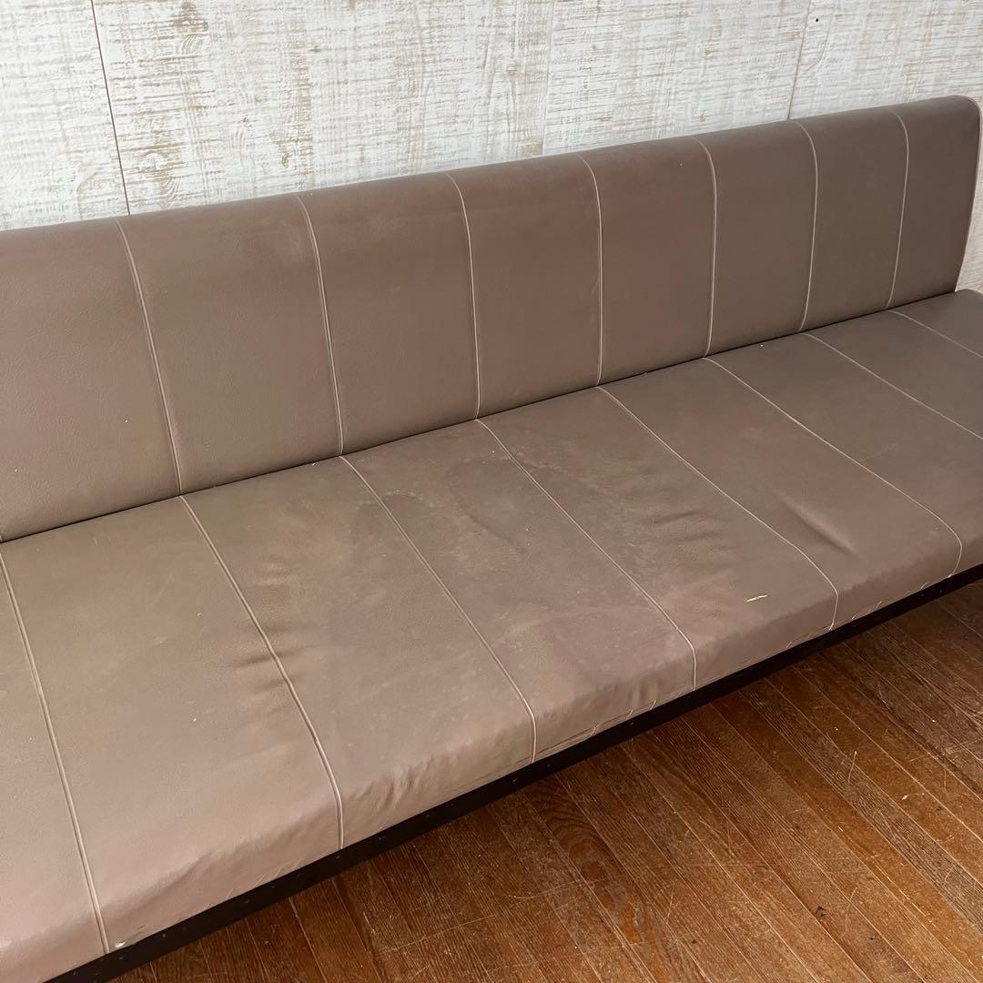 アンティーク】コクヨ KOKUYO 4人掛け ロビーチェア 待合椅子 古家具