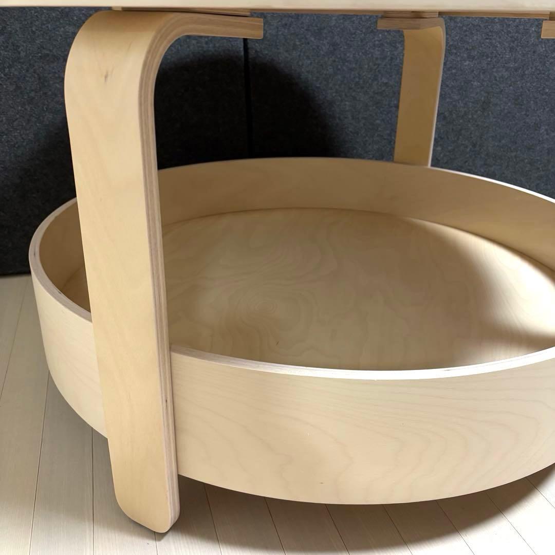 IKEA BORGEBY ボルゲビー　コーヒーテーブル　バーチ材　丸テーブル