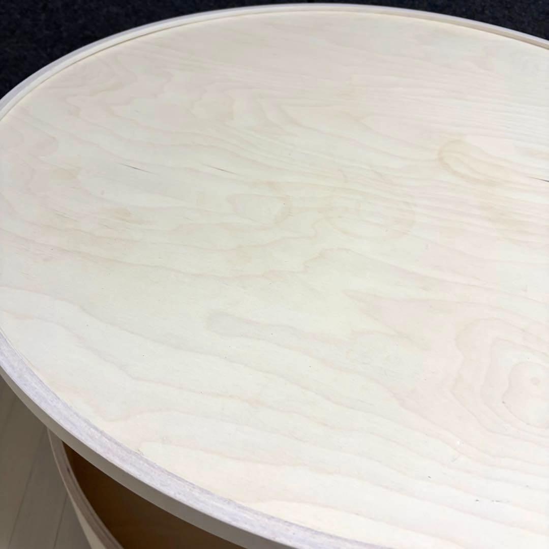 IKEA BORGEBY ボルゲビー　コーヒーテーブル　バーチ材　丸テーブル