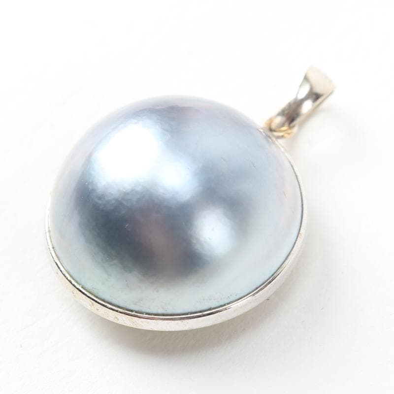 マベパール　ネックレストップ　K14WG　6.2g　A210Z