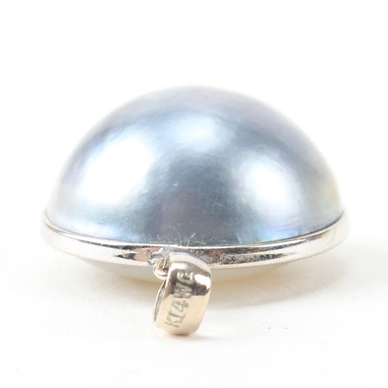 マベパール　ネックレストップ　K14WG　6.2g　A210Z