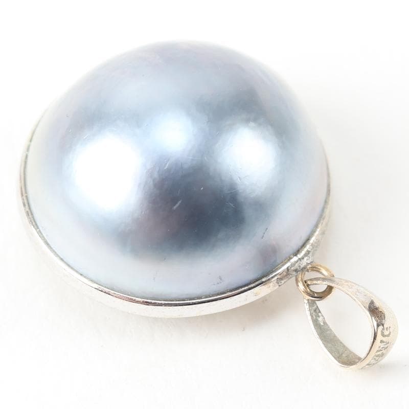 マベパール　ネックレストップ　K14WG　6.2g　A210Z